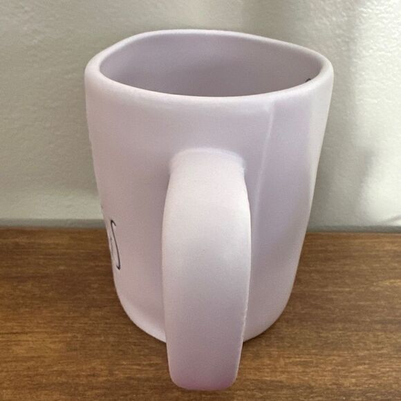 Rae Dunn Easter Blessings Mug Light Lilac Egg Pattern Inside New - Picture 3 of 4